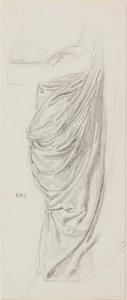Étude de draperie pour Thésée et Ariane - Edward Burne Jones
